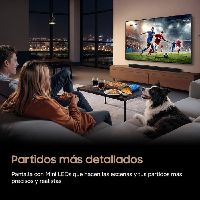 Samsung Televisor Mini LED M72H 43 pulg. 4K Ultra HD Smart TV